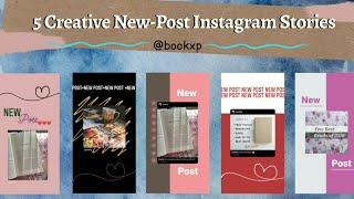 Creative Instagram "New-Post" Stories | Bookstagram | BookXp