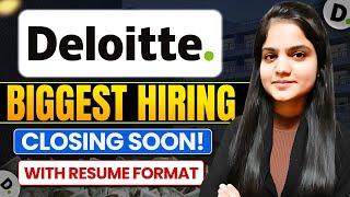 Deloitte NLA Resume Format | Step By Step Registration Process | Deloitte NLA Mass Hiring 2025