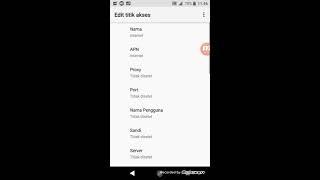 Cara setting APN koneksi Internet di HP SONY Xperia untuk Telkomsel Indosat Xl Axis