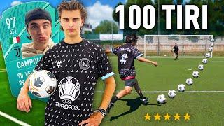 ️ 100 TIRI CHALLENGE: LUCA CAMPOLUNGHI | Quanti Goal Segnerà su 100 tiri?