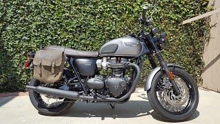 How To: Wax Canvas Pannier / Saddlebag for Triumph Bonneville T120