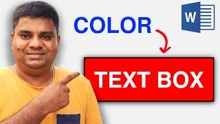 How To Fill a Text Box With Color In Word (Microsoft)