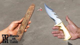 Turn Old File Into Survival Knife