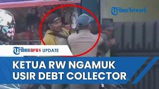 Viral Video Ketua RW di Cilincing Berani Lawan Usir Debt Collector, Larang Beroperasi di Wilayahnya