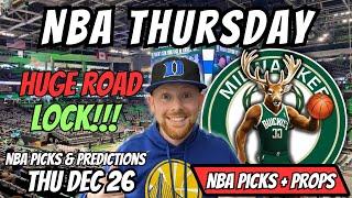 NBA Picks Today Thursday 12/26/2024 | Free NBA Best Bets, Predictions & Player Props Thursday