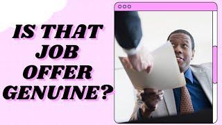 Check If A Canadian Job Offer Letter Is Genuine Or Fake