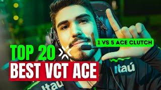 Top 20 BEST Aces in VCT, but it gets slowly better | Valorant