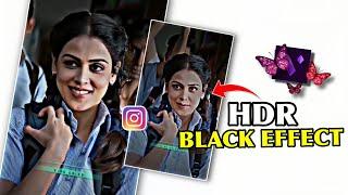 How To Make Blur & Black Effect Video Editing In Motion Ninja App | HDR Black Effect Video Editing