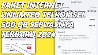 PAKET INTERNET UNLIMITED TELKOMSEL 500 GB SEPUASNYA | KODE DIAL PAKET INTERNET UNLIMITED TELKOMSEL