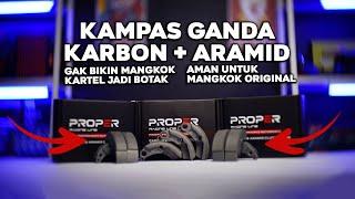 PASANG KAMPAS GANDA CARBON PROPER RACING LINE DI VARIO KARBU #variomodifikasi #kampasganda