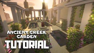 Minecraft: How to Build a Greek Garden (Ancient Greek City Tutorial)