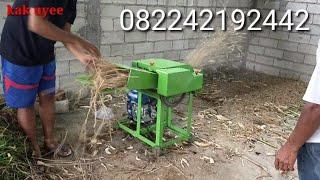 Mesin Chopper pencacah rumput gajah jerami tebon super cepat kapasitas 400kg/ jam