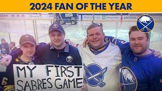 A True Hero | Buffalo Sabres Honor Sergeant Thomas Sanfratello As 2024 Fan Of The Year