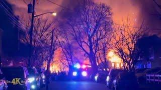 New Jersey: Raging 11 alarm fire right now at Passaic chemical plant 1-14-2022