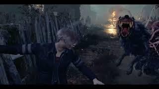 Resident Evil 4 Remake: What if Resident Evil 6 Leon Faces Wolf Plaga | Epic Knife Parrying Gameplay