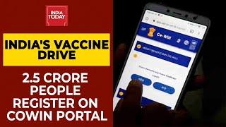 Covid Vaccine Drive: Over 2.5 Crore People Register For Vaccination So Far Via CoWIN App