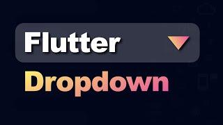 DropDown Menu no Flutter