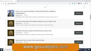 Driver and engineers jobs in Dubai, United Arab Emirates