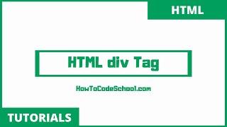 HTML div Tag