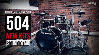 Roland VAD504 electronic drumkit: 13 NEW TD-27 V2 KITS SOUND DEMO