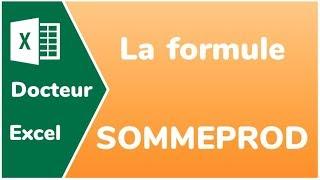 Comment calculer une moyenne pondérée avec la fonction SOMMEPROD - Docteur Excel