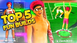 TOP 5 Most FUN Builds on NBA 2K21! Best RARE and OVERPOWERED Builds on NBA 2K21!