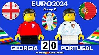 Georgia vs Portugal 2-0 • Euro 2024 (Group F) All Goals & Highlights Lego Football