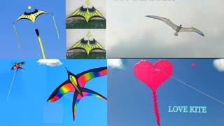 how to make kite /4 type kite making and flying/my all trending kite videos/Bird kite and Delta kite