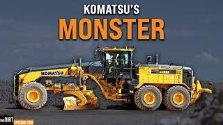 Komatsu’s Largest Motor Grader for the U.S. Revealed