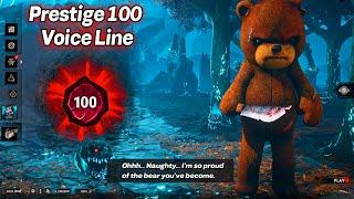 Naughty Bear Prestige 100 Voice Line