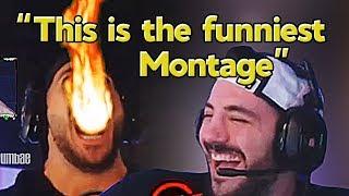 Nickmercs Reacts to Our Montage "We Enhanced Nickmercs With This Fortnite Edit" - Grumbae