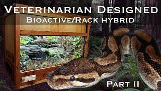 Bioactive Ball Python Vivarium/Tub Hybrid Enclosure (Part II)