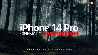 The power of COLOR GRADING | iPhone 14 PRO MAX CINEMATIC MODE 4K