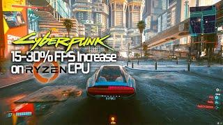 Cyberpunk 2077 Fix Performance Low CPU / GPU usage on ( Ryzen SMT Fix )