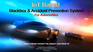 IoT Based Blackbox & Accident Prevention System For Automobiles using VEGA Processor [ RISC-V ISA]