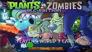 Playtesting Plants vs Zombies DLC Mod Live (World 6 & 7)