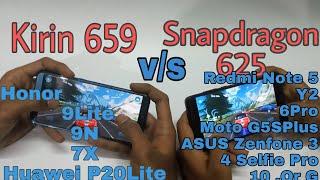 Kirin 659 Processor Vs. Snapdragon 625 Processor Gaming Comparison .  Which Is Best!?