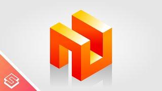 Inkscape Tutorial: 3D Abstract Cube Concept Logo Design