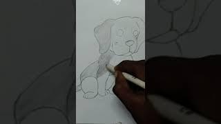 How to draw a dog | Dog pencil drawing | Dog drawing | By Karthik Drawing Sketchs #art #karthik