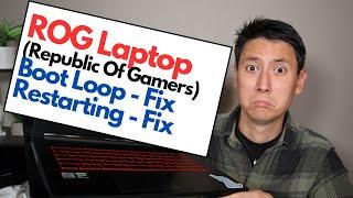 How To Fix Asus ROG Boot Loop / Stuck Restarting Loop Fix