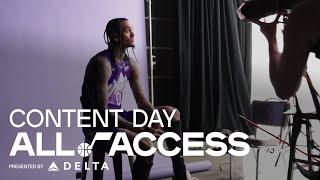 Behind-the-Scenes on CONTENT DAY  | Utah Jazz #AllAccess presented by Delta