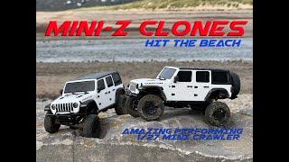 KYOSHO Mini Z 1/27 rc crawler trucks (Clones)  Hit the beach!