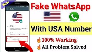 How to Create Fake Whatsapp Account with International Number 2020 [Working 100% FREE]