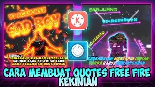 Cara Membuat Quotes Glowing Line Art Free Fire | Di Avee Player