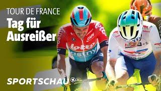 Tour de France, 18. Etappe Highlights: Ausreißer kommen in Barcelonette an | Sportschau