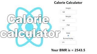 Creating a Calorie Calculator with React using Hooks