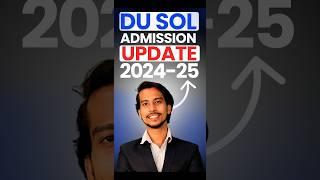 Du Sol Admission Start Now 2024-25 #dusolnewupdates #dusolupdate