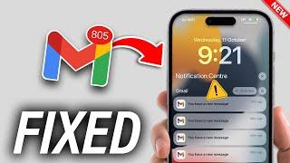 Fix Gmail notification not working iphone - Full Guide