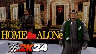 Home Alone - Kevin & Buzz vs Harry & Marv (WWE 2k24)