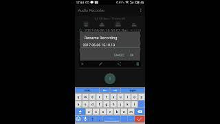 Audio Recorder ·· simple Android recorder with formats and sample rate selection